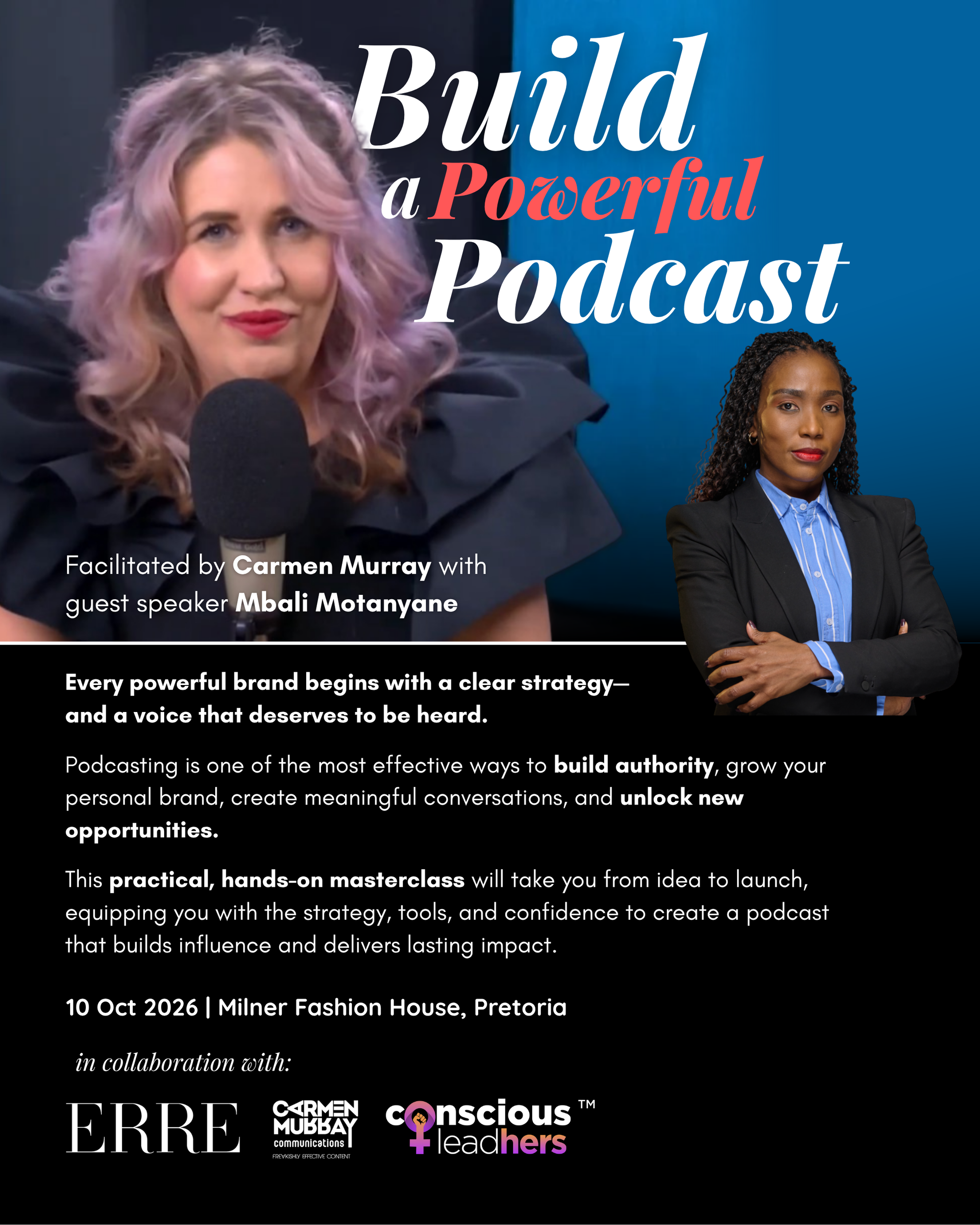 Build a powerful Podcast Masterclass